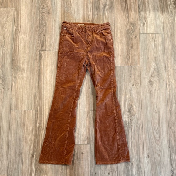 Pilcro Burnt Orange Corduroy Pants - Picture 3 of 5